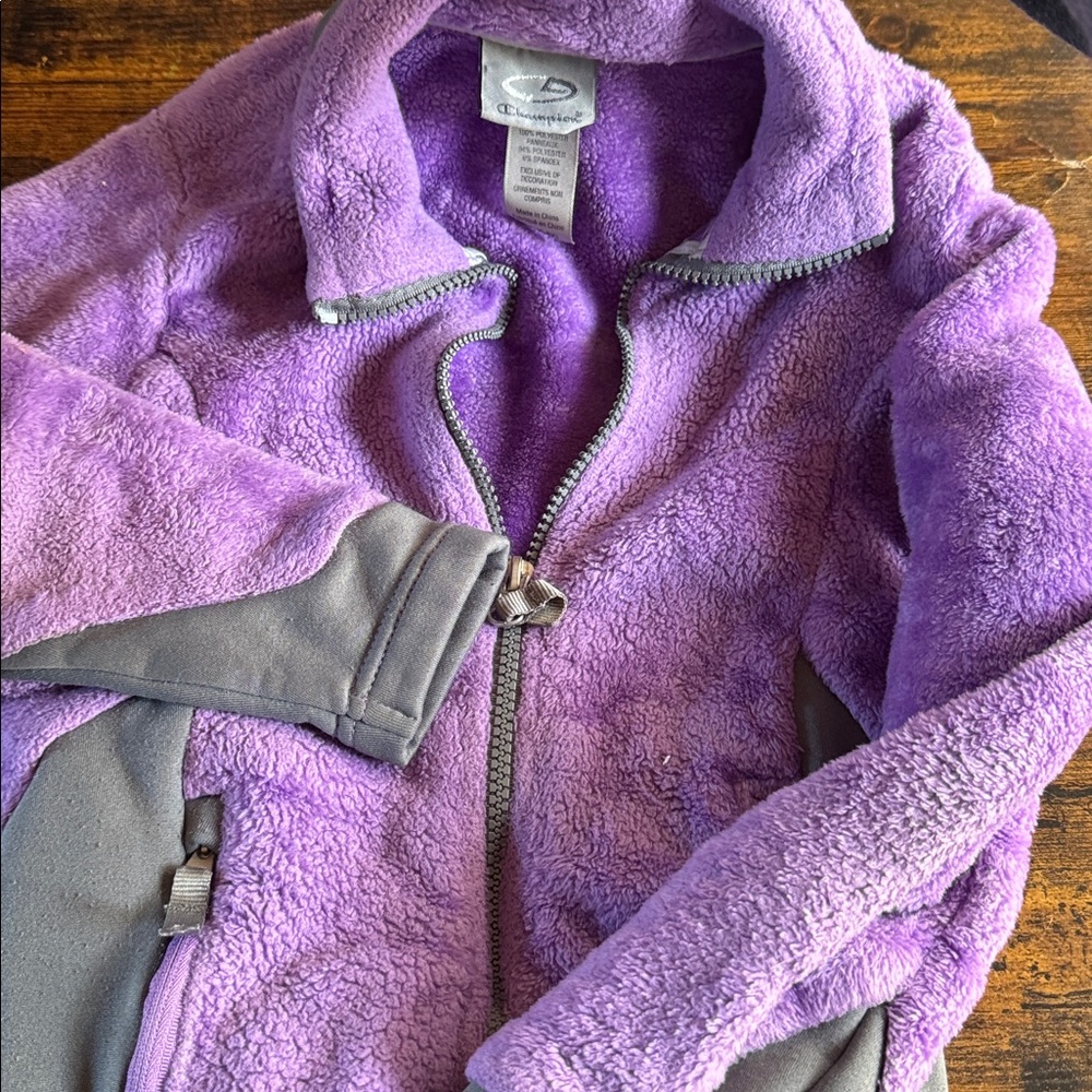 Champion Lavender Fleece with Silver Details